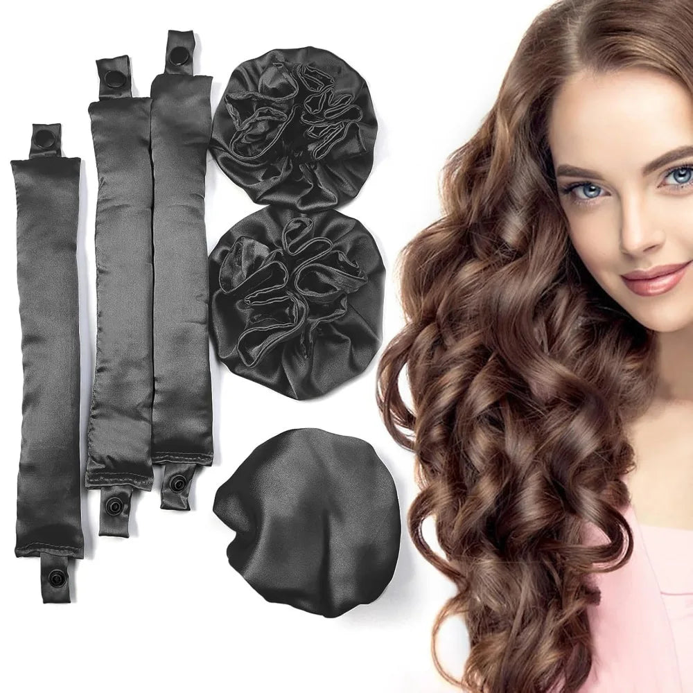 Curl & Dream - Satin Heatless Curl Wrap CoCoa Twist