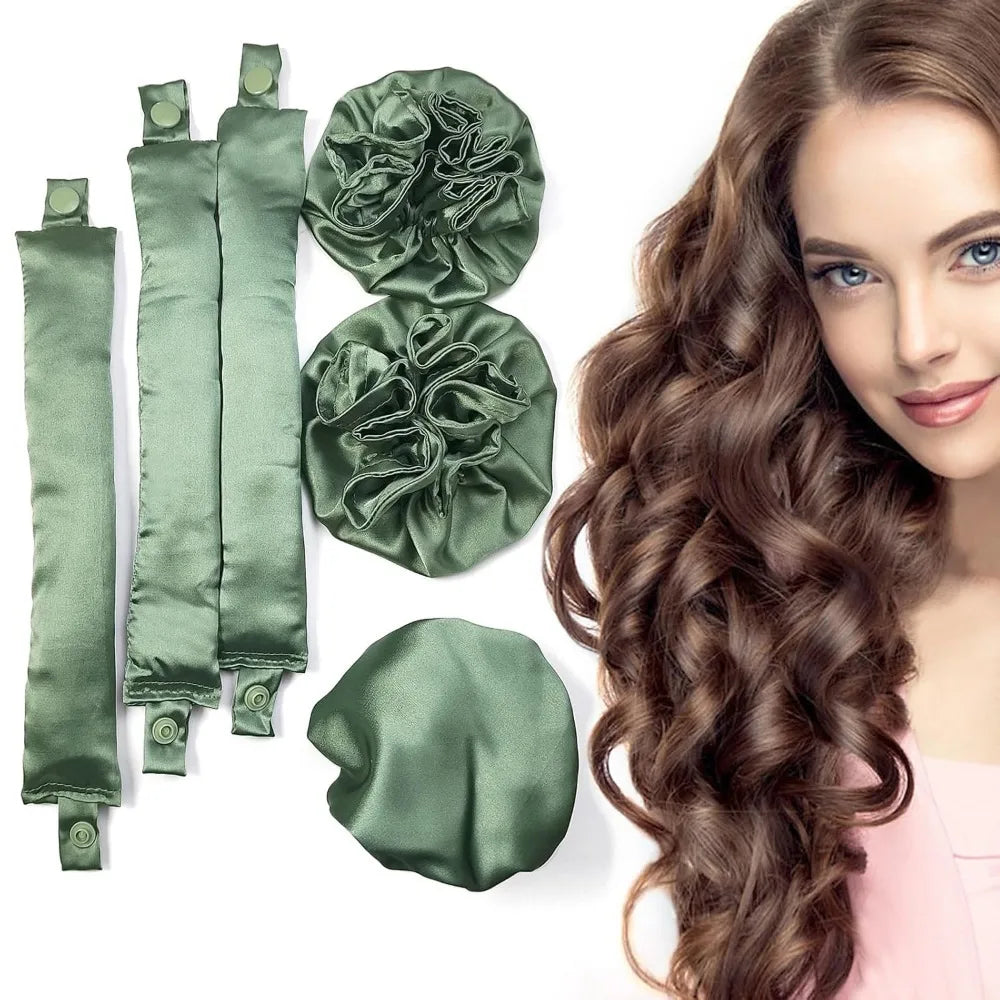 Curl & Dream - Satin Heatless Curl Wrap CoCoa Twist