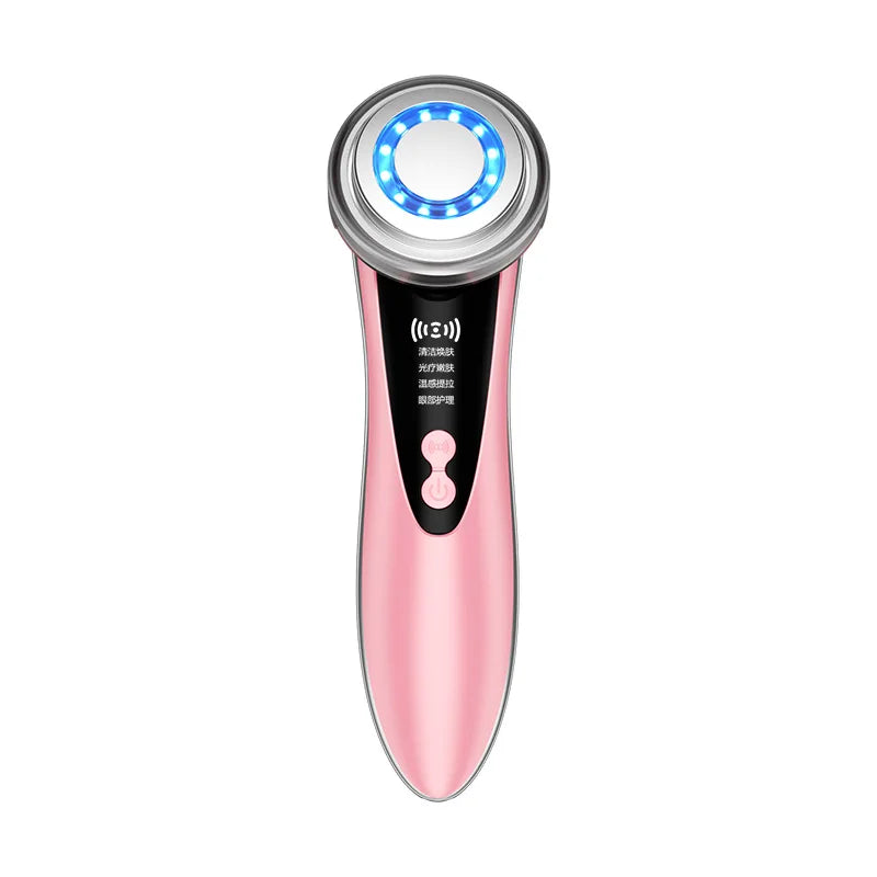 Microcurrent Face Lifting & Eye De-puffing Massager Pink