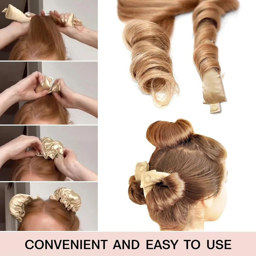 Curl & Dream - Satin Heatless Curl Wrap CoCoa Twist