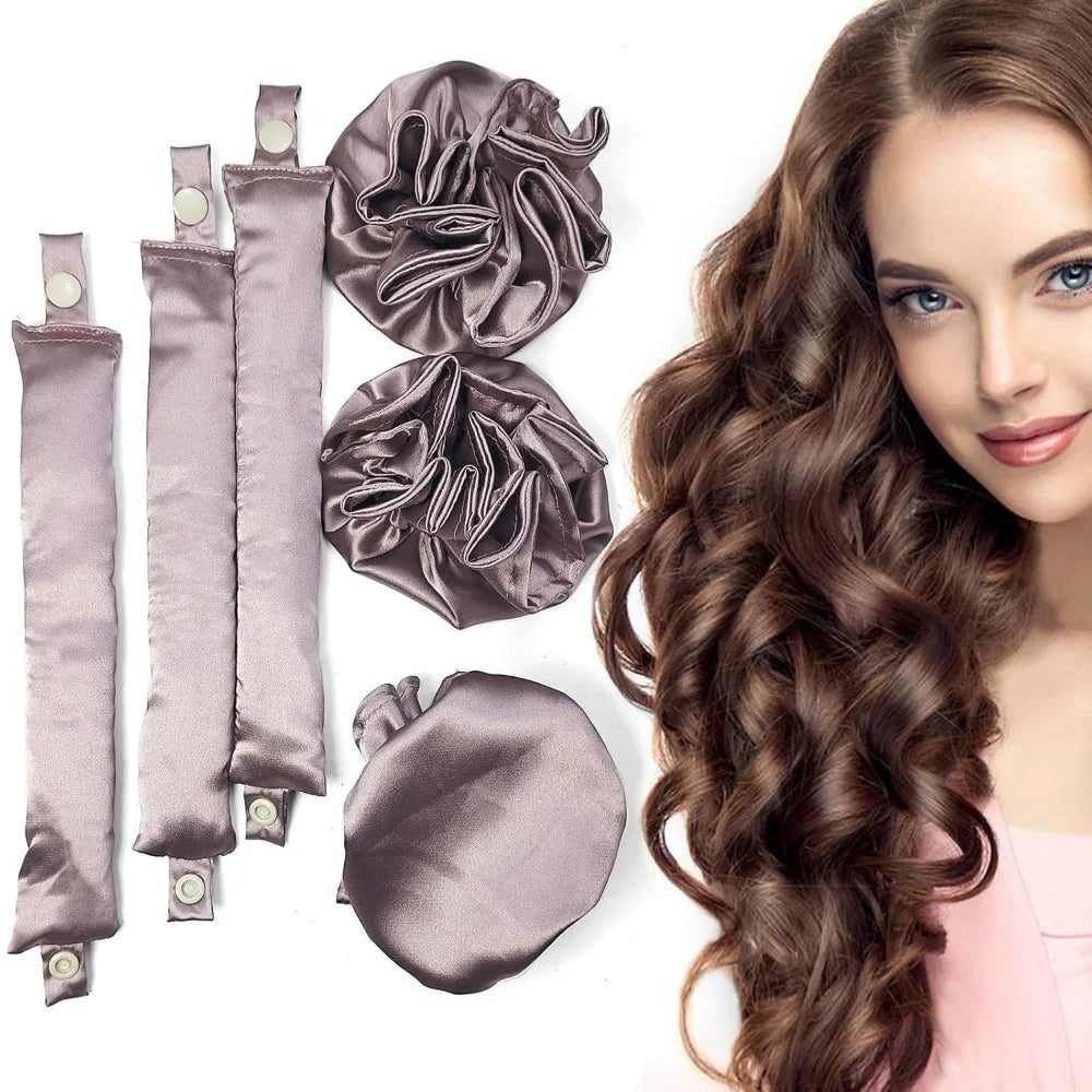 Curl & Dream - Satin Heatless Curl Wrap CoCoa Twist