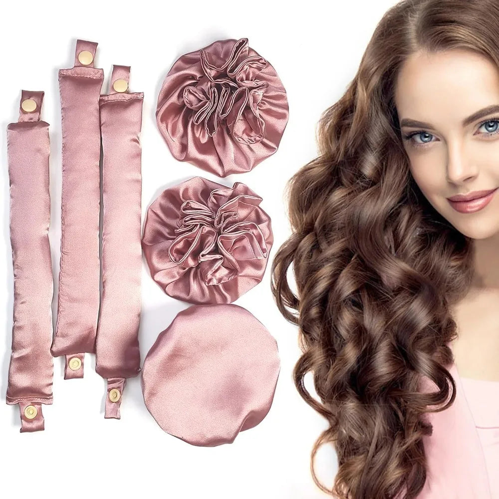 Curl & Dream - Satin Heatless Curl Wrap CoCoa Twist