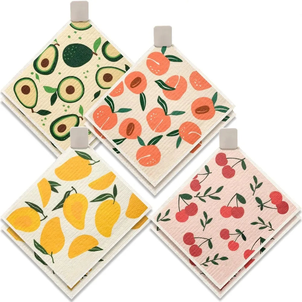 4PCS KitchenHaven DishCloth Style A