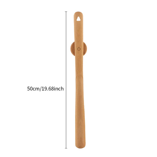 Magnetic Wooden Shoehorn Natural Color